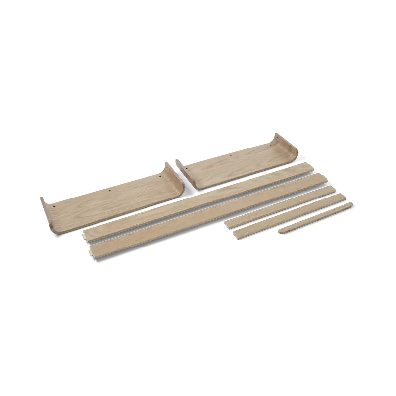 Flexa Nova Forlængersæt Til Junior Seng 150x70cm Oak - Flexa Senge  - 5706459174990