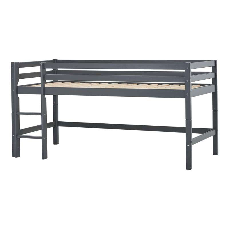 Hoppekids Eco Dream Color Halvhøj Seng 90x200 . Smoked Pearl - Hoppekids Senge  - 5712804015733
