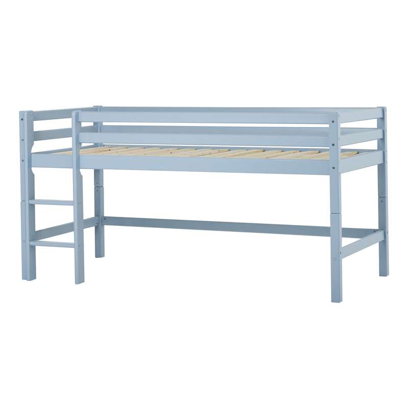 Hoppekids Eco Dream Color Halvhøj Seng 90x200 . Dream Blue - Hoppekids Senge  - 5712804015702