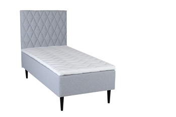 Boxmadras 90 cm med 7 zoner og topmadras - Nordstrand Home