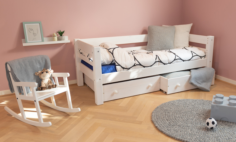 Basis Seng 70 160 , Hvid, 25 års Garanti, Scanliving Premium - Senge