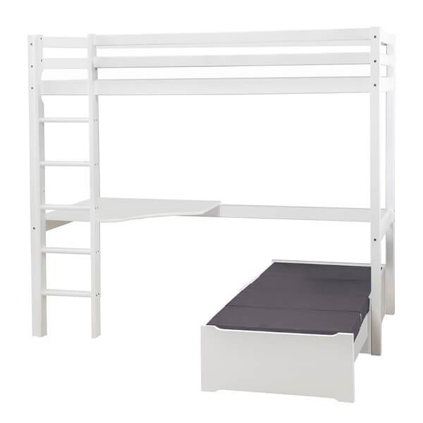 Hoppekids Eco Dream Mega Seng Inkl. Lounge Madras - Hoppekids Senge  - 5706558719856