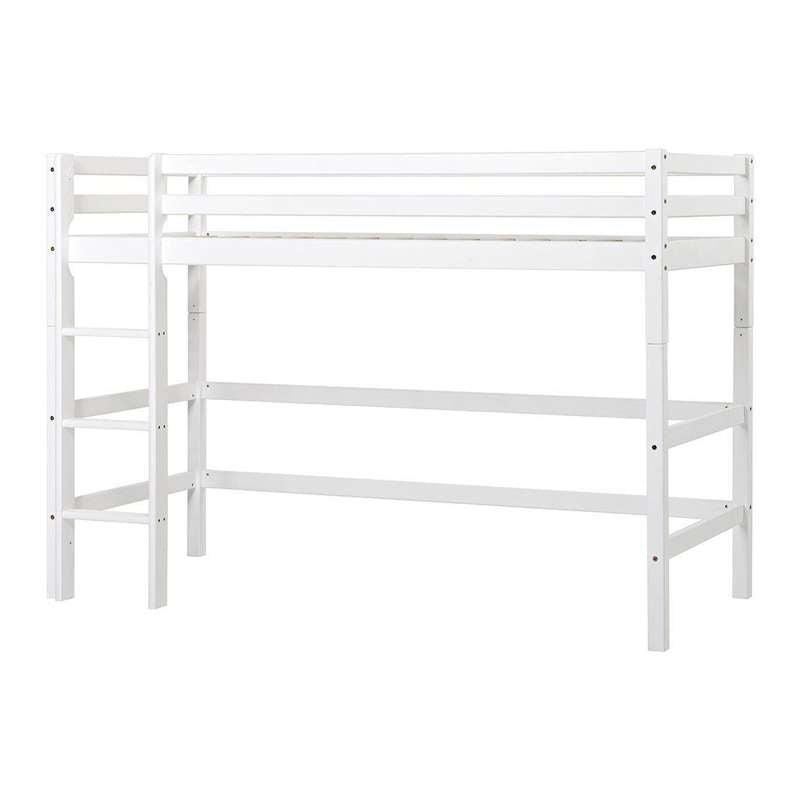 Hoppekids Eco Dream Mellemhøj Seng 90x200 . Hvid - Hoppekids Senge  - 5706558025858