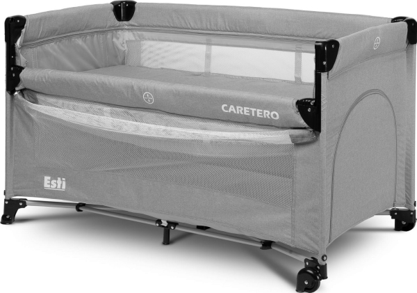 Caretero Esti Grå Turing Seng - Caretero Senge  - 5908310386782
