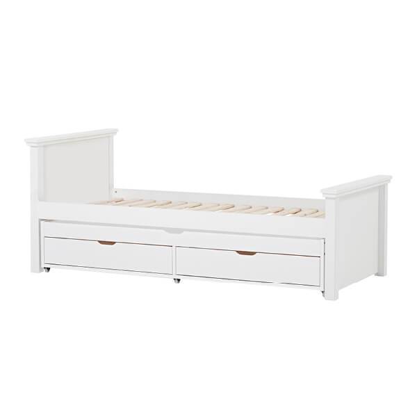 Hoppekids Deluxe Seng Udtræksseng Skummadras 90x200 - Hoppekids Senge  - 5706558719887