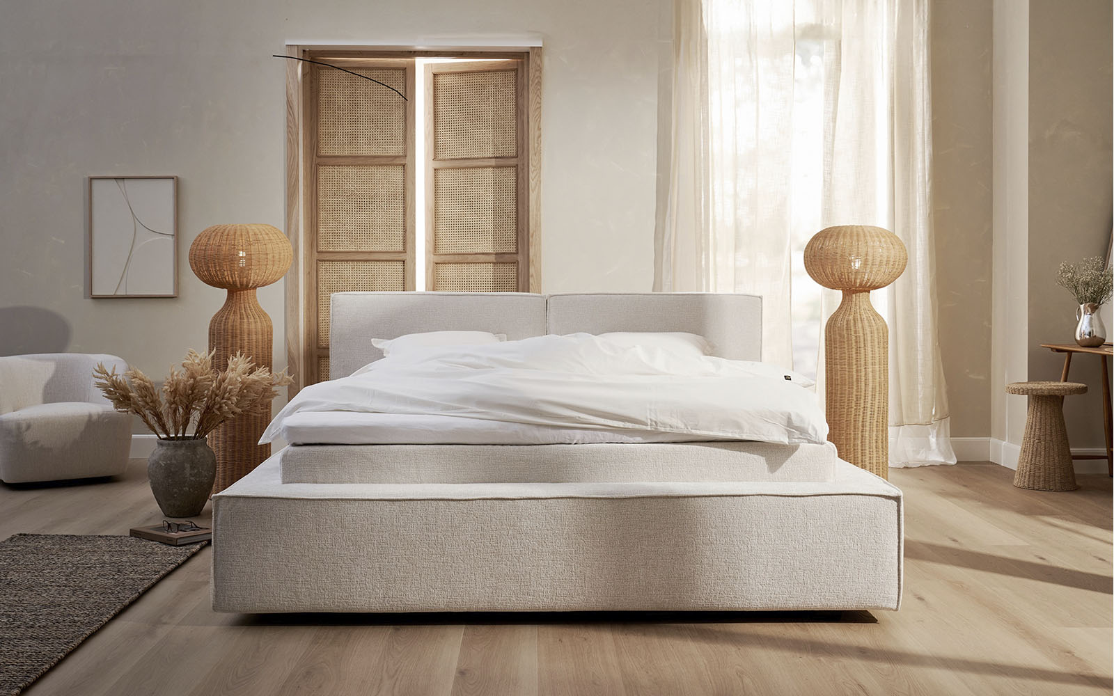 Brun Amour Reims Seng 160x200 Inkl Topmadras - Amour Senge