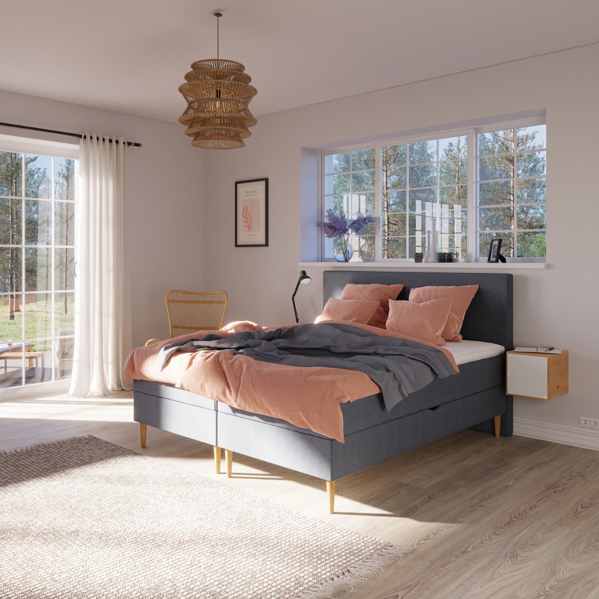 Livingbed Karma Lux Magasin Seng 90x210 Inkl Latex Top - Livingbed Senge